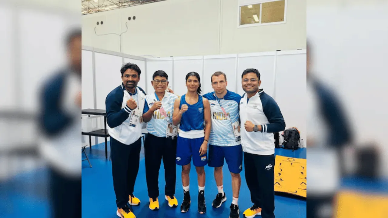 Nikhat Zareen Packs a Punch at Paris Olympics, Enters Pre-Quarterfinals with Gritty Win