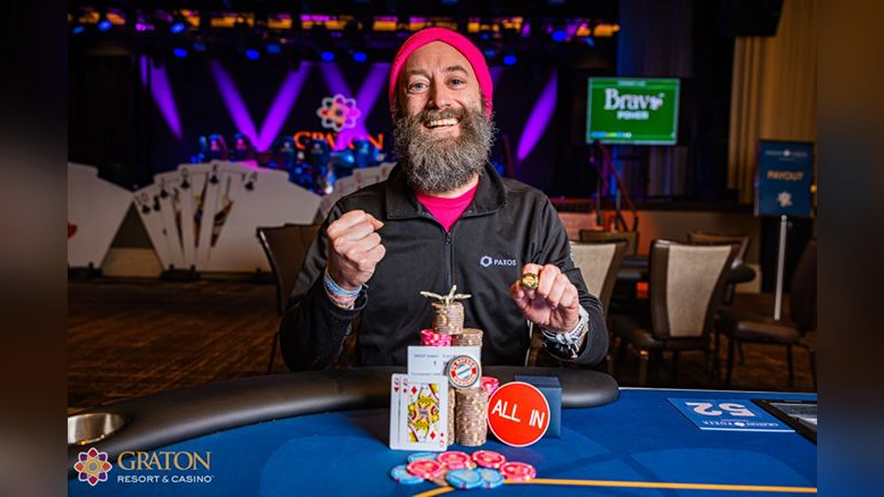 Andreas Kniep Blasts Off to Win WSOP Circuit Graton Event for First Ring