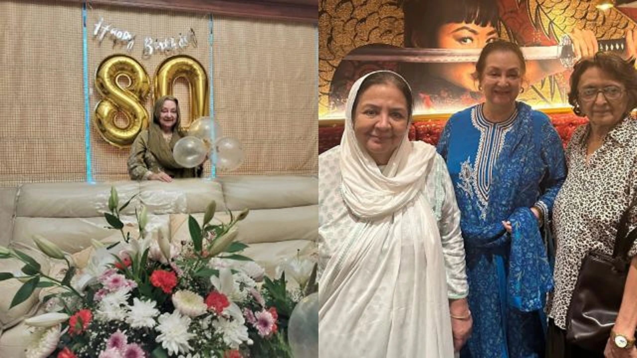 Saira Banu Celebrates Her 80th Birthday in Style: A Joyous 2024